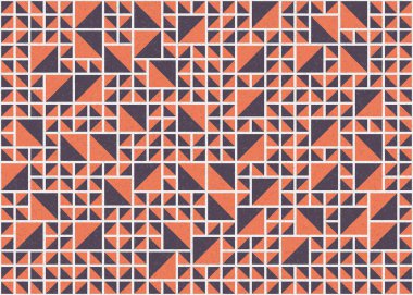 Soyut Geometrik Desen üretken hesaplama sanatı çizimi