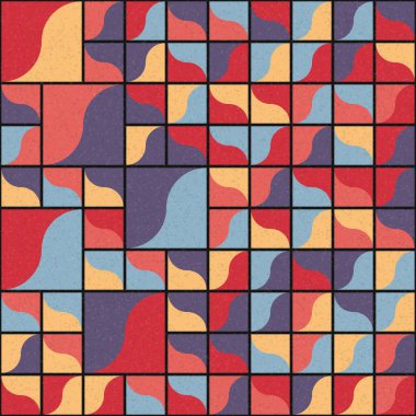 Soyut geometrik desen. vektör illüstrasyonu 