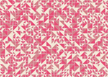 Soyut Geometrik Desen üretken hesaplama sanatı çizimi