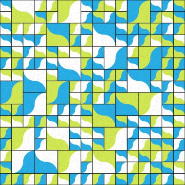 Soyut geometrik desen. vektör illüstrasyonu     