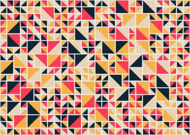 Soyut geometrik desen. vektör illüstrasyonu     