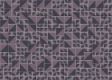 Soyut Geometrik Desen üretken hesaplama sanatı çizimi