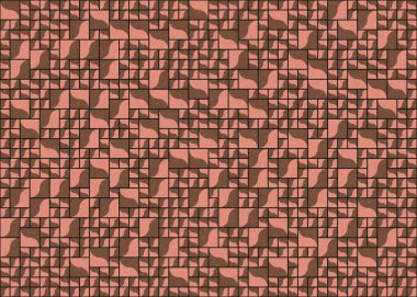 Soyut Geometrik Desen üretken hesaplama sanatı çizimi