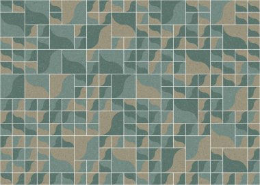 Soyut Geometrik Desen üretken hesaplama sanatı çizimi