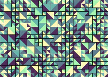 Soyut Geometrik Desen üretken hesaplama sanatı çizimi