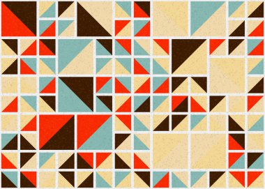 Soyut geometrik desen. vektör illüstrasyonu     