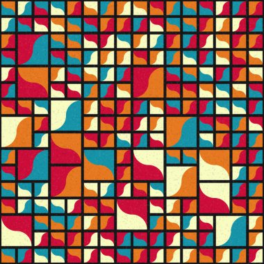 Soyut geometrik desen. vektör illüstrasyonu     