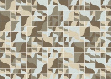 Soyut Geometrik Desen üretken hesaplama sanatı çizimi