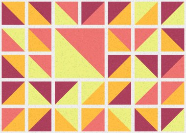 Soyut Geometrik Desen üretken hesaplama sanatı çizimi