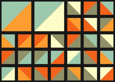 Soyut geometrik desen. vektör illüstrasyonu 