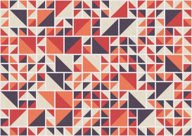 Soyut Geometrik Desen üretken hesaplama sanatı çizimi