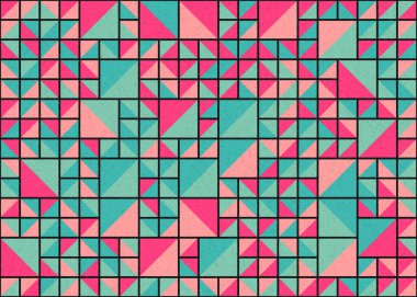 Soyut geometrik desen. vektör illüstrasyonu     