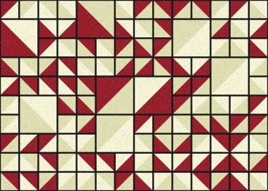 Soyut geometrik desen. vektör illüstrasyonu     