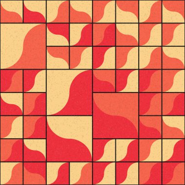 Soyut geometrik desen. vektör illüstrasyonu     