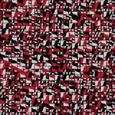 Soyut geometrik desen. vektör illüstrasyonu     