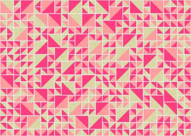 Soyut Geometrik Desen üretken hesaplama sanatı çizimi