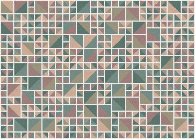 Soyut Geometrik Desen üretken hesaplama sanatı çizimi