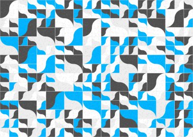 Soyut Geometrik Desen üretken hesaplama sanatı çizimi