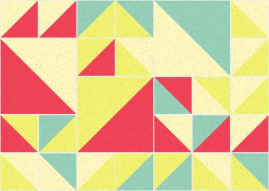 Soyut Geometrik Desen üretken hesaplama sanatı çizimi