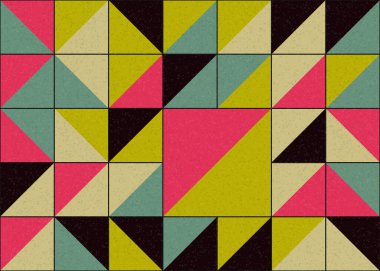 Soyut geometrik desen. vektör illüstrasyonu     