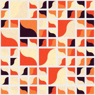 Soyut geometrik desen. vektör illüstrasyonu     