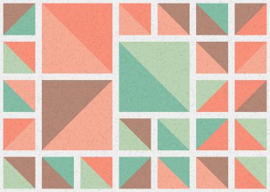 Soyut Geometrik Desen üretken hesaplama sanatı çizimi