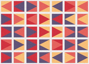 Soyut Geometrik Desen üretken hesaplama sanatı çizimi