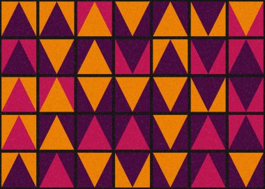 Soyut Geometrik Desen üretken hesaplama sanatı çizimi