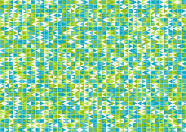 Soyut Geometrik Desen üretken hesaplama sanatı çizimi