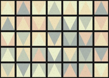 Soyut Geometrik Desen üretken hesaplama sanatı çizimi