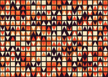 Soyut Geometrik Desen üretken hesaplama sanatı çizimi