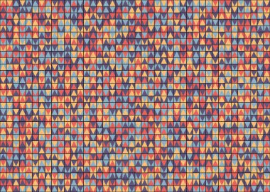 Soyut Geometrik Desen üretken hesaplama sanatı çizimi