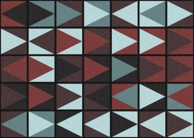 Soyut Geometrik Desen üretken hesaplama sanatı çizimi