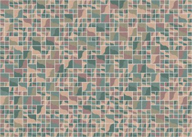 Soyut Geometrik Desen üretken hesaplama sanatı çizimi