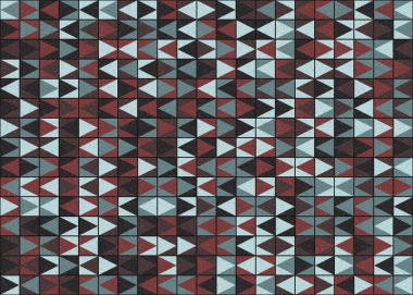 Soyut Geometrik Desen üretken hesaplama sanatı çizimi