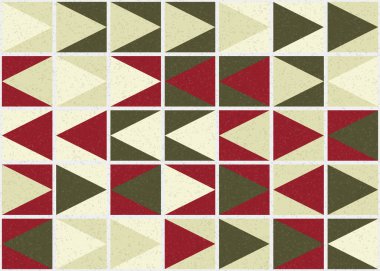 Soyut Geometrik Desen üretken hesaplama sanatı çizimi