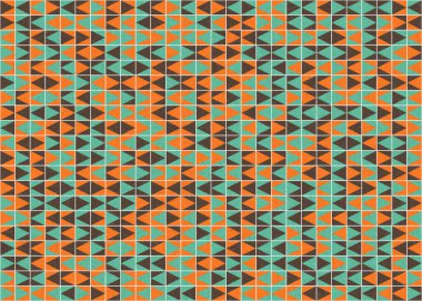 Soyut Geometrik Desen üretken hesaplama sanatı çizimi