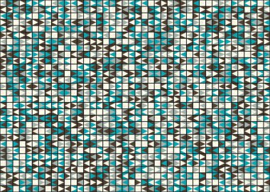 Soyut Geometrik Desen üretken hesaplama sanatı çizimi