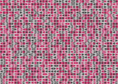 Soyut Geometrik Desen üretken hesaplama sanatı çizimi