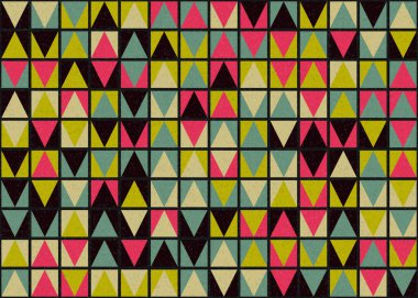 Soyut Geometrik Desen üretken hesaplama sanatı çizimi