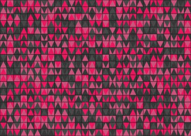 Soyut Geometrik Desen üretken hesaplama sanatı çizimi