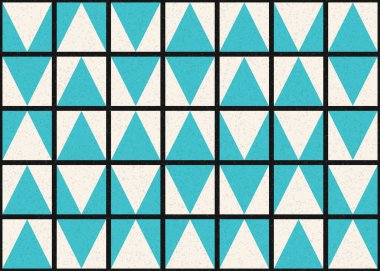 Soyut Geometrik Desen üretken hesaplama sanatı çizimi