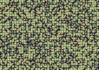 Soyut Geometrik Desen üretken hesaplama sanatı çizimi