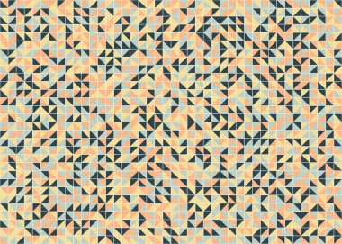 Soyut Geometrik Desen üretken hesaplama sanatı çizimi