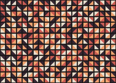 Soyut Geometrik Desen üretken hesaplama sanatı çizimi