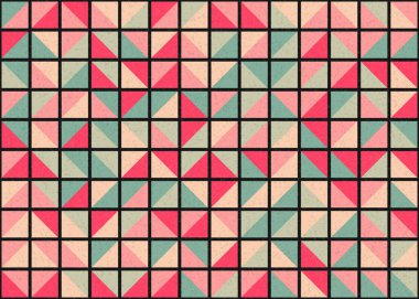 Soyut Geometrik Desen üretken hesaplama sanatı çizimi