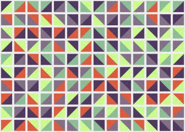 Soyut Geometrik Desen üretken hesaplama sanatı çizimi