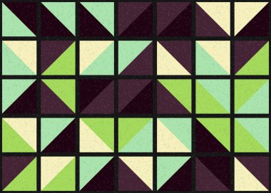 Soyut Geometrik Desen üretken hesaplama sanatı çizimi