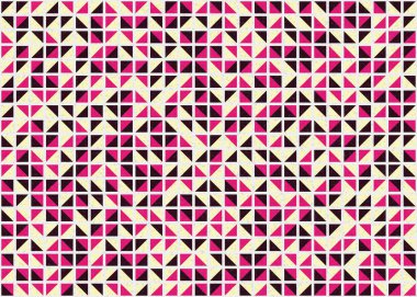 Soyut Geometrik Desen üretken hesaplama sanatı çizimi