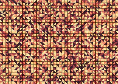 Soyut Geometrik Desen üretken hesaplama sanatı çizimi